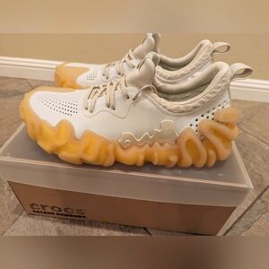 Crocs x Salehe Bembury Sneakers Shoes Juniper Tahini White Cream 11